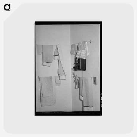 アートポストカード-Towels in Boarding House
 - ラッセル リー Postcard.