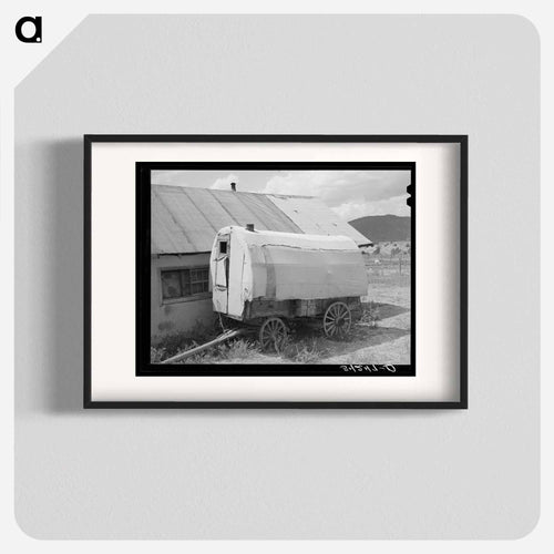 Old Sheepherder's Wagon near Questa, New Mexico 
- Russell Lee Poster.