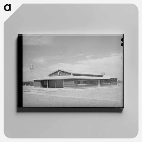 アートパネル-Community House, Migratory Labor Camp, Sinton, Texas
 - ラッセル リー Canvas.
