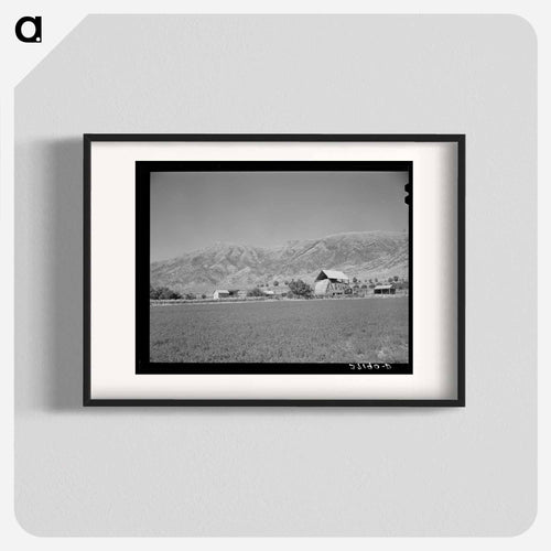 Hay Barn at Foot of Wasatch Mountains
 - Russell Lee Poster.