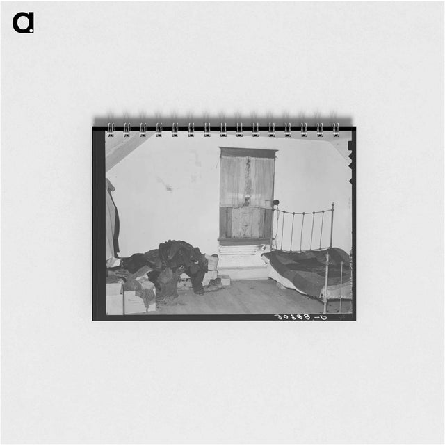 アートメモ帳-Farmhouse Bedroom of John Baker
 - ラッセル リー Memo.