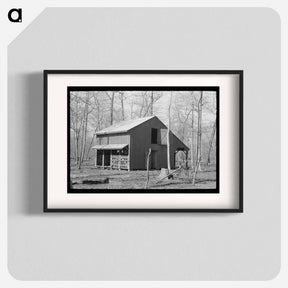 アートポスター-Barn, Chicot Farms, Arkansas
 - ラッセル リー Poster.
