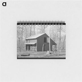 アートメモ帳-Barn, Chicot Farms, Arkansas
 - ラッセル リー Memo.
