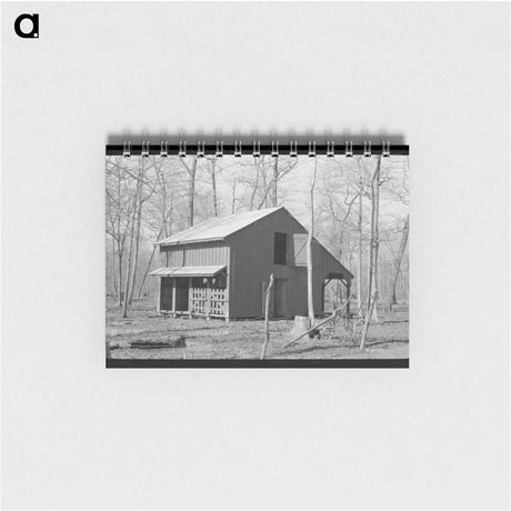 アートメモ帳-Barn, Chicot Farms, Arkansas
 - ラッセル リー Memo.
