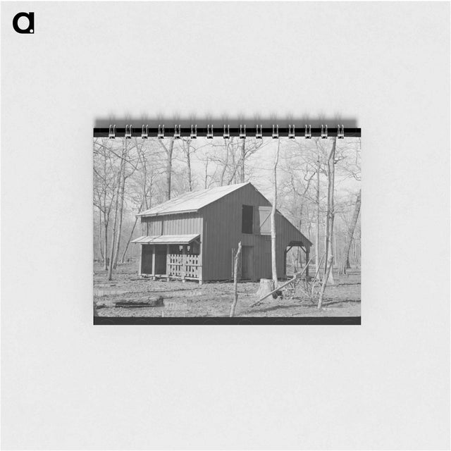 アートメモ帳-Barn, Chicot Farms, Arkansas
 - ラッセル リー Memo.