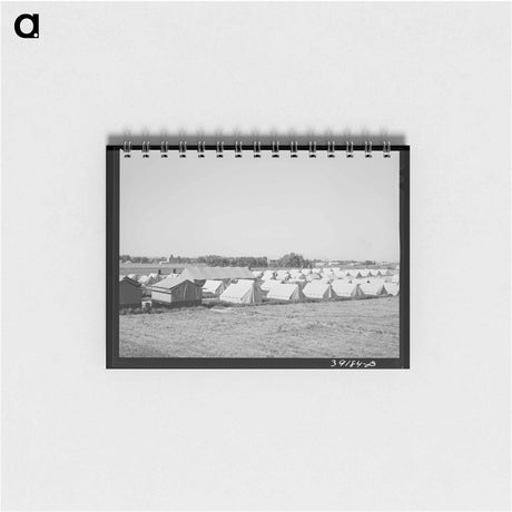 アートメモ帳-Tents at FSA Migratory Labor Camp Mobile Unit
 - ラッセル リー Memo.