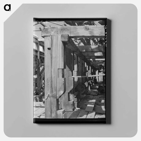 アートパネル-Timbering and Mill Work, Telluride, Colorado
 - ラッセル リー Canvas.