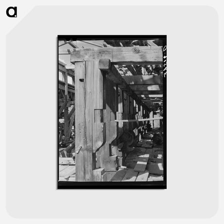 アートポストカード-Timbering and Mill Work, Telluride, Colorado
 - ラッセル リー Postcard.
