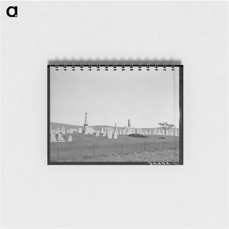 アートメモ帳-Graveyard along U.S. No. 7 near Arlington, Vermont
 - ラッセル リー Memo.