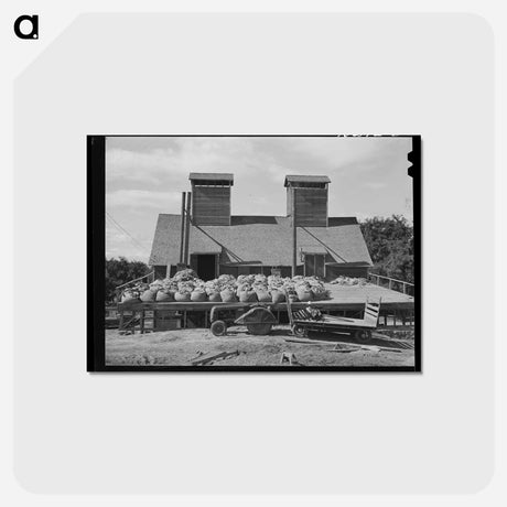 アートポストカード-Kiln, Yakima County, Washington
 - ラッセル リー Postcard.