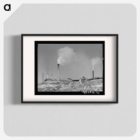 アートポスター-Copper Smelter, Miami, Arizona
 - ラッセル リー Poster.