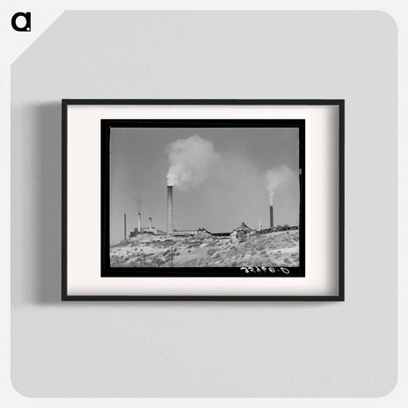 アートポスター-Copper Smelter, Miami, Arizona
 - ラッセル リー Poster.