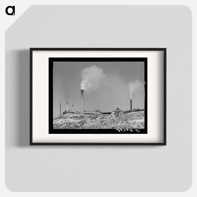 アートポスター-Copper Smelter, Miami, Arizona
 - ラッセル リー Poster.