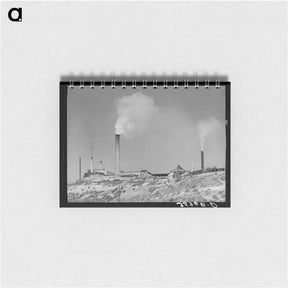 アートメモ帳-Copper Smelter, Miami, Arizona
 - ラッセル リー Memo.
