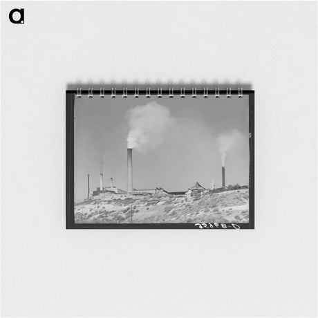 アートメモ帳-Copper Smelter, Miami, Arizona
 - ラッセル リー Memo.