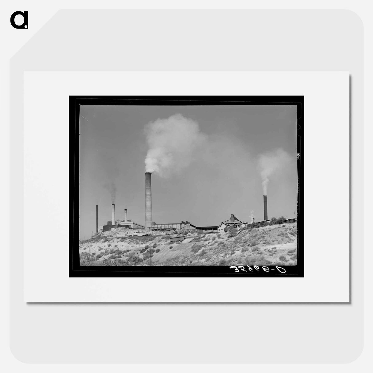 アートポスター-Copper Smelter, Miami, Arizona
 - ラッセル リー Poster.