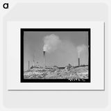 アートポスター-Copper Smelter, Miami, Arizona
 - ラッセル リー Poster.