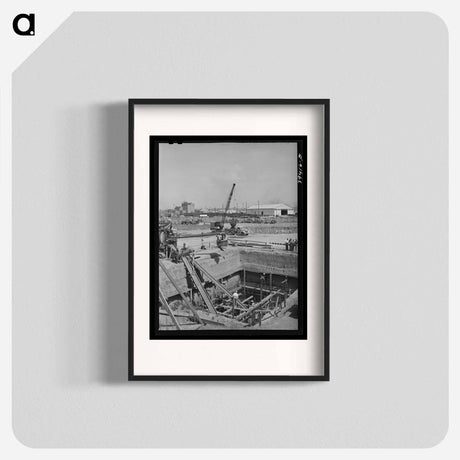 アートポスター-Sewage Disposal Plant, San Diego, California
 - ラッセル リー Poster.