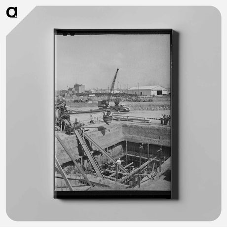 アートパネル-Sewage Disposal Plant, San Diego, California
 - ラッセル リー Canvas.