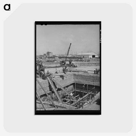 アートポストカード-Sewage Disposal Plant, San Diego, California
 - ラッセル リー Postcard.