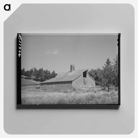 アートパネル-Barn, Whitman County, Washington
 - ラッセル リー Canvas.