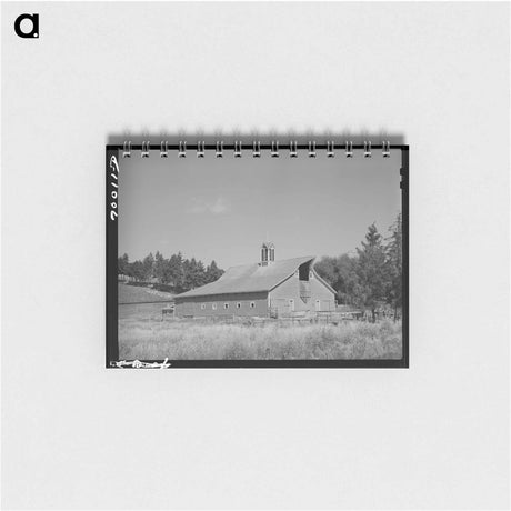 アートメモ帳-Barn, Whitman County, Washington
 - ラッセル リー Memo.