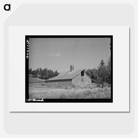 アートポスター-Barn, Whitman County, Washington
 - ラッセル リー Poster.