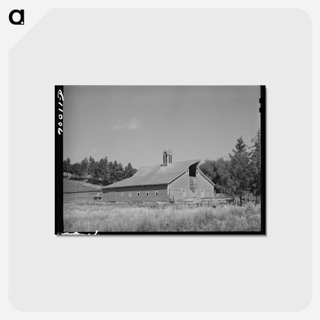 アートポストカード-Barn, Whitman County, Washington
 - ラッセル リー Postcard.