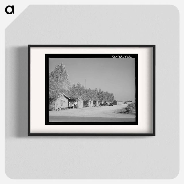 アートポスター-Housing for Married People of Earl Fruit Company Ranch
 - ラッセル リー Poster.