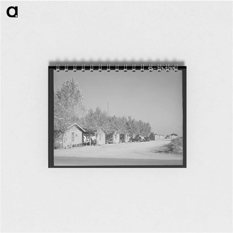 アートメモ帳-Housing for Married People of Earl Fruit Company Ranch
 - ラッセル リー Memo.