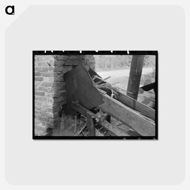 アートポストカード-Sugarcane Pulp Conveyor, New Iberia, Louisiana
 - ラッセル リー Postcard.