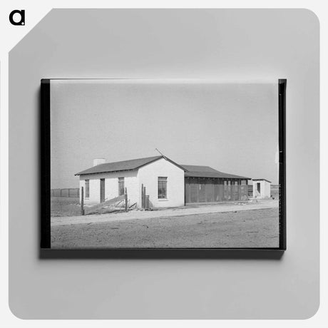 アートパネル-House of Ernest Milton, El Indio, Texas
 - ラッセル リー Canvas.