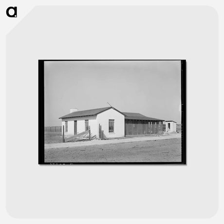 アートポストカード-House of Ernest Milton, El Indio, Texas
 - ラッセル リー Postcard.