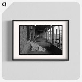 アートポスター-Back Porches of Apartment Building, Chicago
 - ラッセル リー Poster.