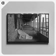 アートパネル-Back Porches of Apartment Building, Chicago
 - ラッセル リー Canvas.