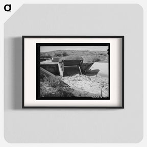 アートポスター-Irrigation Gate, Bernadillo County, New Mexico
 - ラッセル リー Poster.