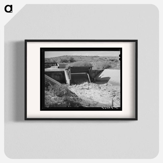 アートポスター-Irrigation Gate, Bernadillo County, New Mexico
 - ラッセル リー Poster.