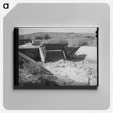 アートパネル-Irrigation Gate, Bernadillo County, New Mexico
 - ラッセル リー Canvas.