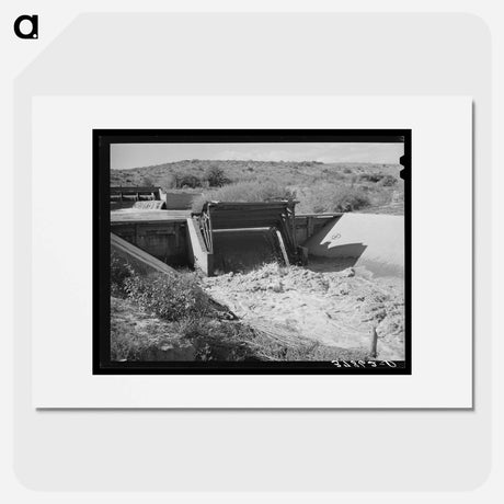 アートポスター-Irrigation Gate, Bernadillo County, New Mexico
 - ラッセル リー Poster.