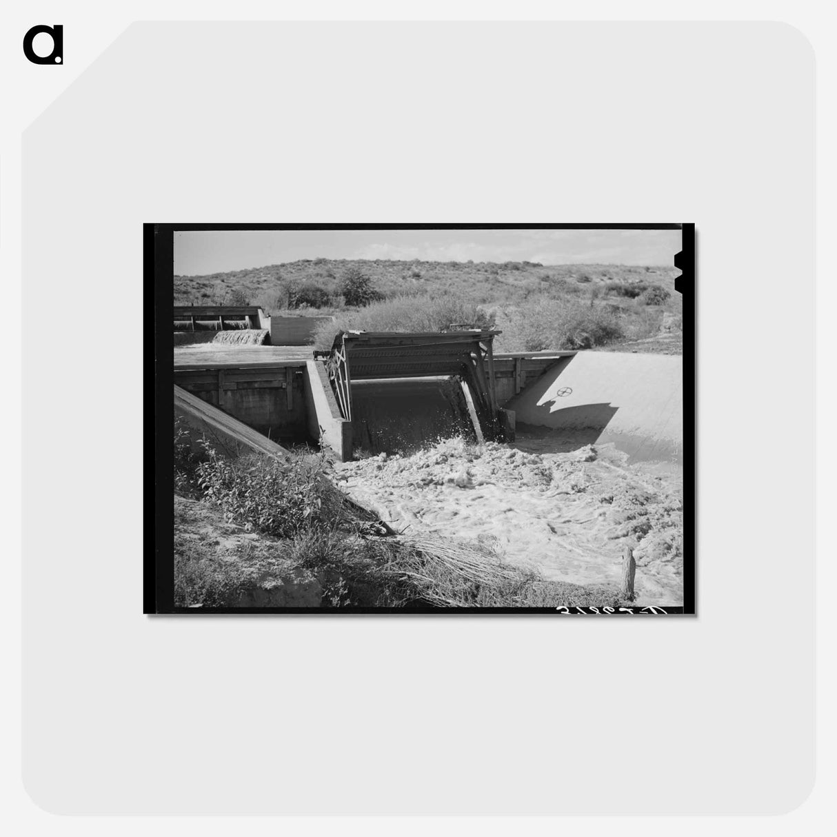 アートポストカード-Irrigation Gate, Bernadillo County, New Mexico
 - ラッセル リー Postcard.
