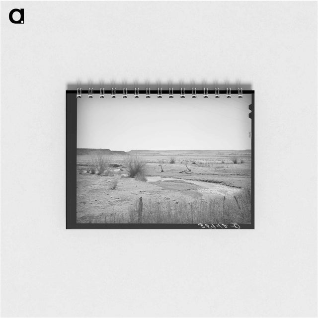 アートメモ帳-Little Colorado River, Apache County
 - ラッセル リー Memo.