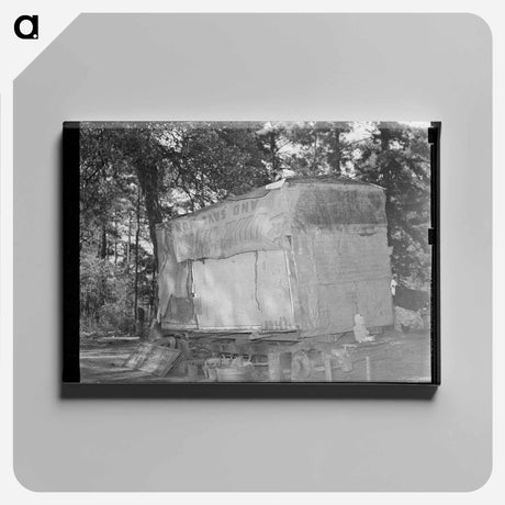 アートパネル-Migrant Keymaker's Trailer Home, Jefferson, Texas
 - ラッセル リー Canvas.