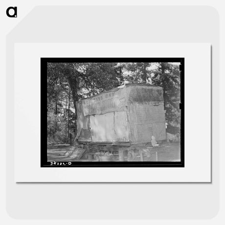 アートポスター-Migrant Keymaker's Trailer Home, Jefferson, Texas
 - ラッセル リー Poster.