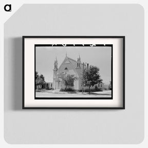 アートポスター-Church, Dalhart, Texas
 - ラッセル リー Poster.