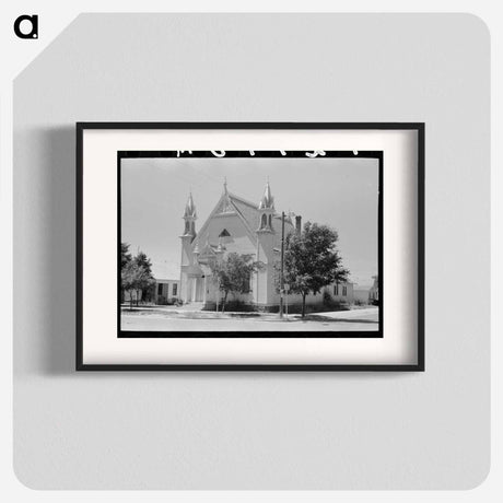 アートポスター-Church, Dalhart, Texas
 - ラッセル リー Poster.