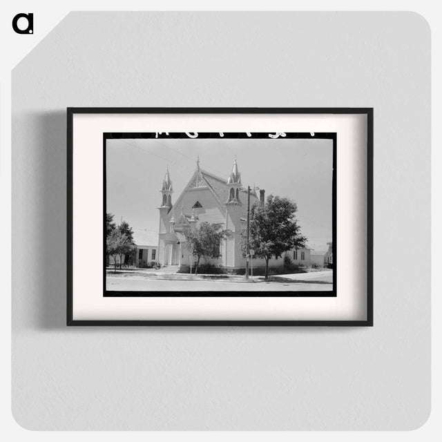 アートポスター-Church, Dalhart, Texas
 - ラッセル リー Poster.