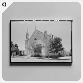 アートパネル-Church, Dalhart, Texas
 - ラッセル リー Canvas.