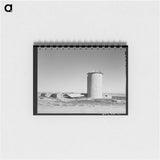 アートメモ帳-Silo and Barn Remains near Williston, North Dakota
 - ラッセル リー Memo.