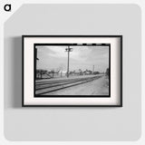 アートポスター-Tents Near Railroad Tracks, Phoenix, Arizona
 - ラッセル リー Poster.