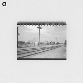 アートメモ帳-Tents Near Railroad Tracks, Phoenix, Arizona
 - ラッセル リー Memo.
